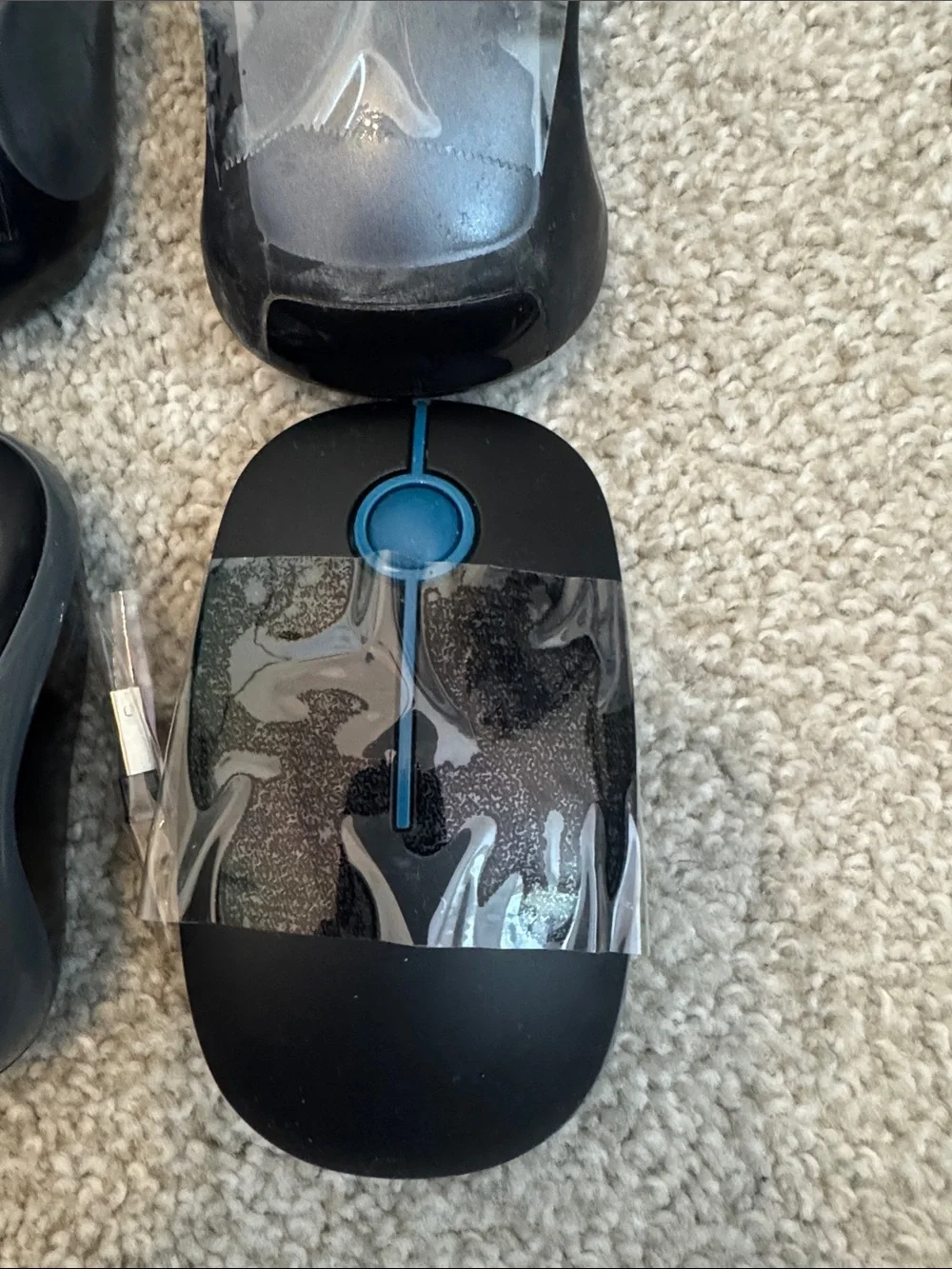 Logitech Wireless Mouse Set - Black, Purple, Blue